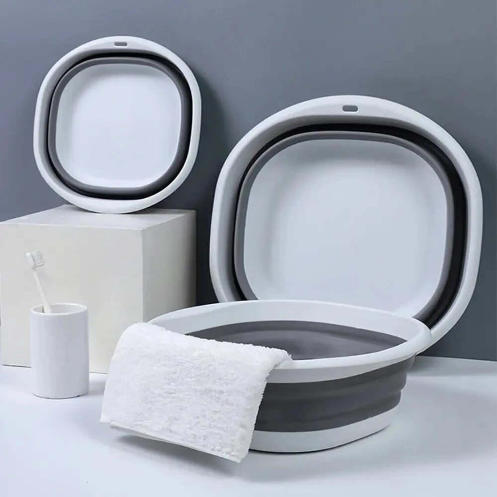 Home Bathroom Wash Basin - Lavabos plegables de plástico, lavabos portátiles,