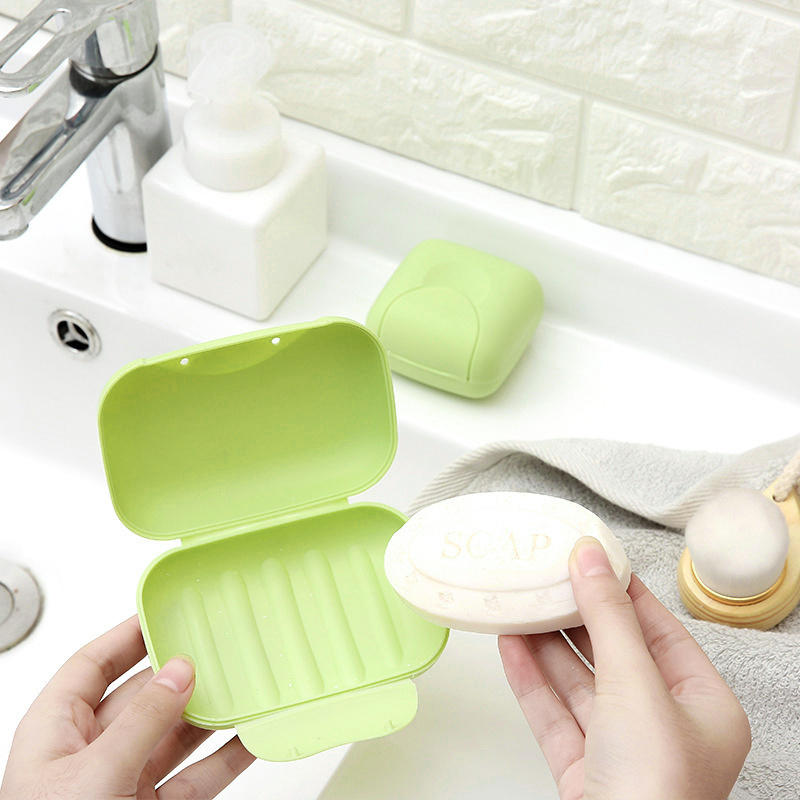 Home Bathroom Wash Basin - Caja de jabón portátil, impermeable, a