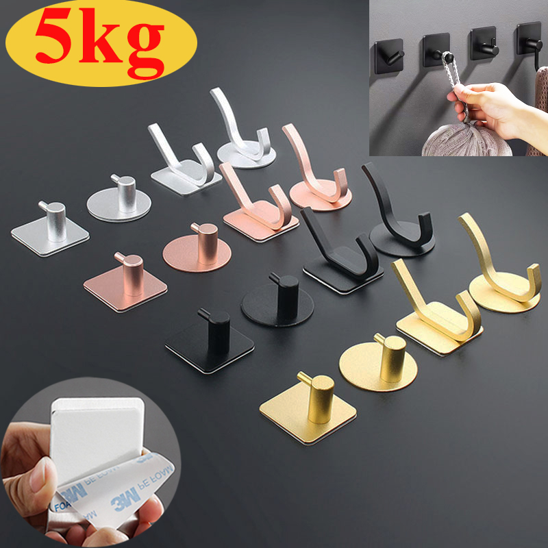 Robe Hook Adhesive - Gancho de pared multiusos para llaves