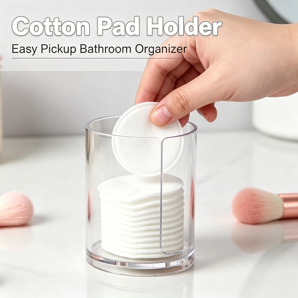 Home Bathroom Organizer - Caja de almacenamiento transparente para vasos