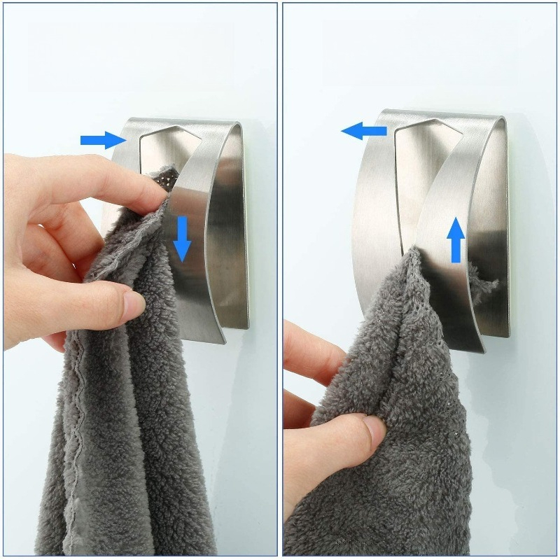 Robe Hook Adhesive - Ganchos Autoadhesivos de Acero Inoxidable para