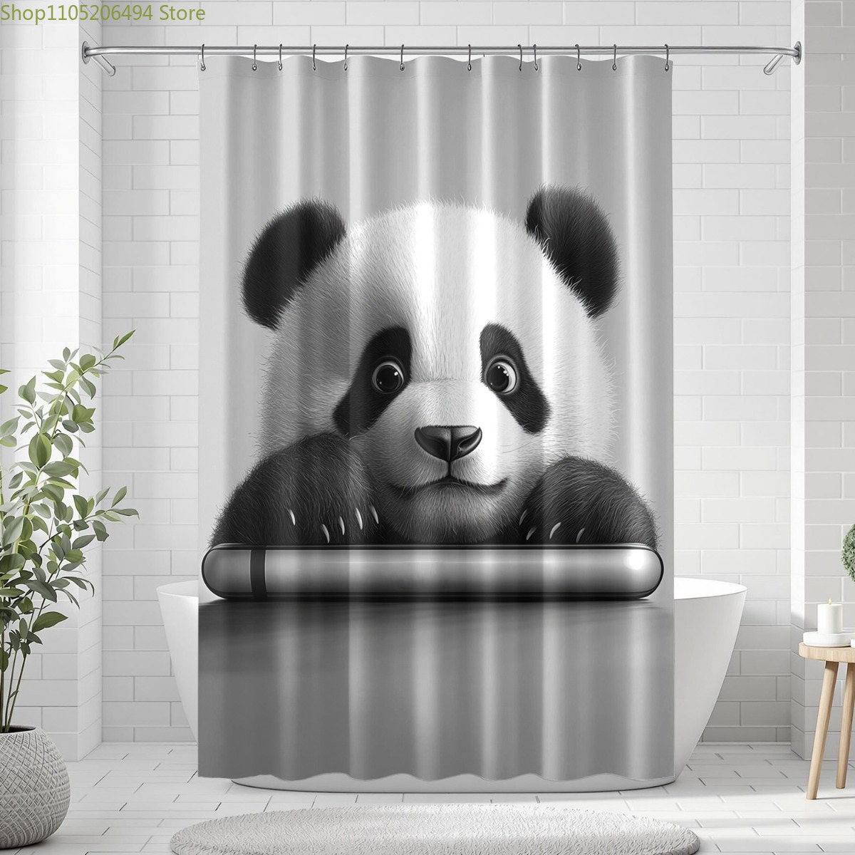 Cortina de Ducha con Diseño de - Home Bathroom Design Ideas reseña y precio
