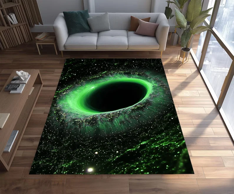 Alfombra de ilusión 3D con dis - Home Bathroom Design Ideas reseña y precio