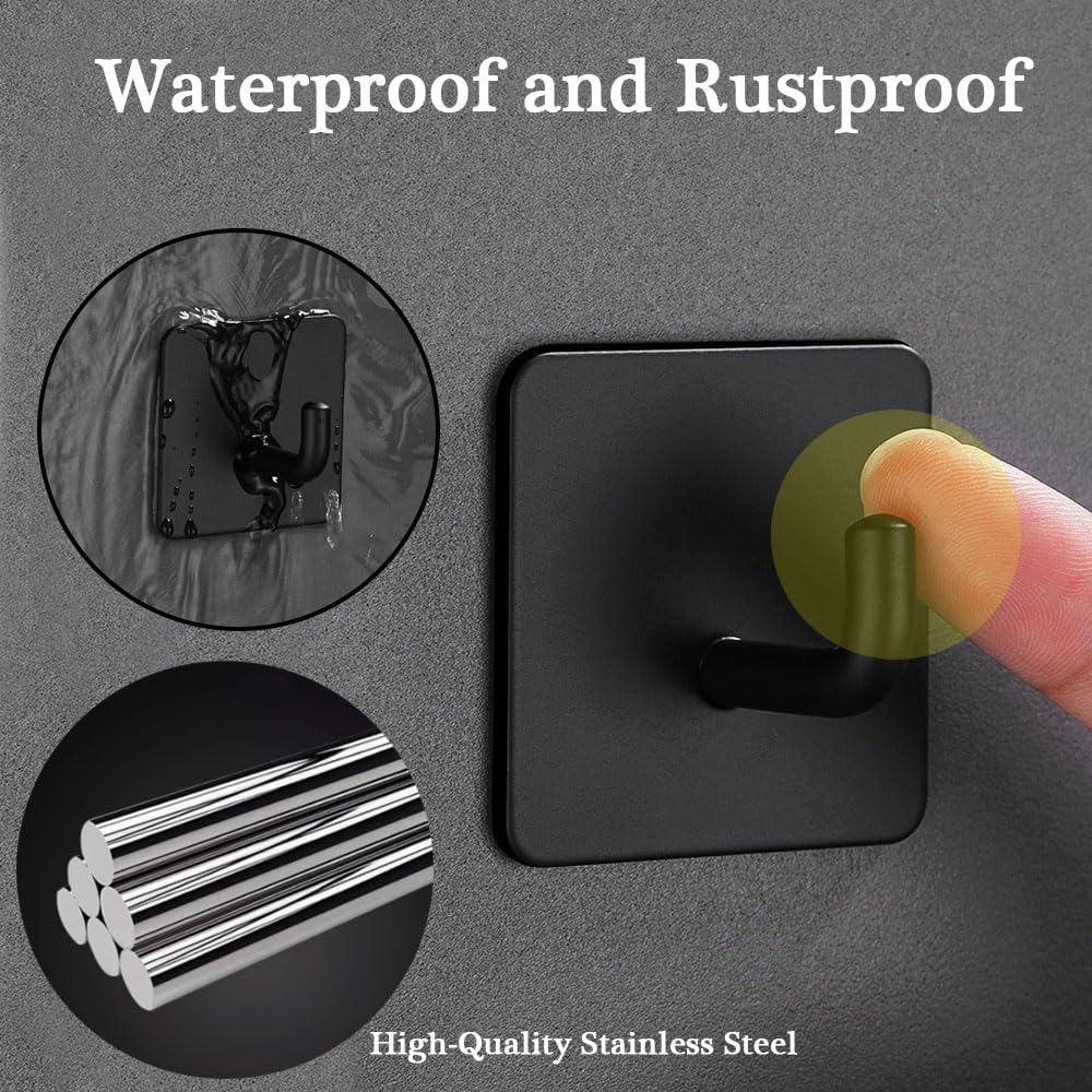 Ganchos Adhesivos de Acero Ino - Robe Hook Adhesive reseña y precio