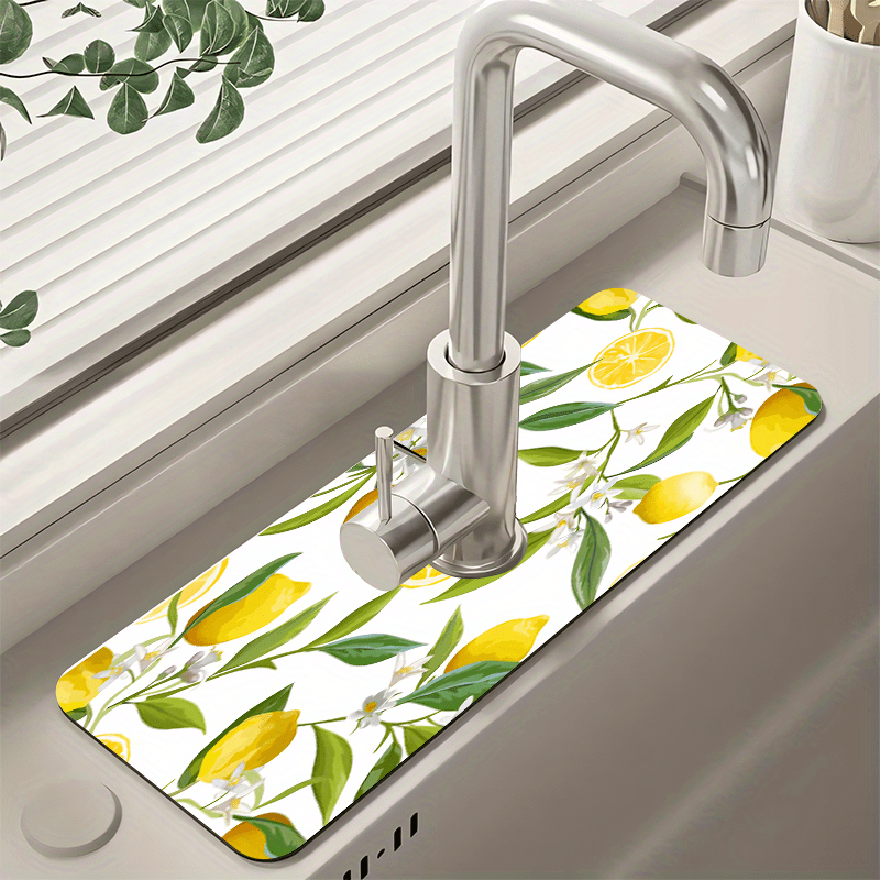 VIKAMA-alfombrilla de absorció - Home Bathroom Wash Basin reseña y precio