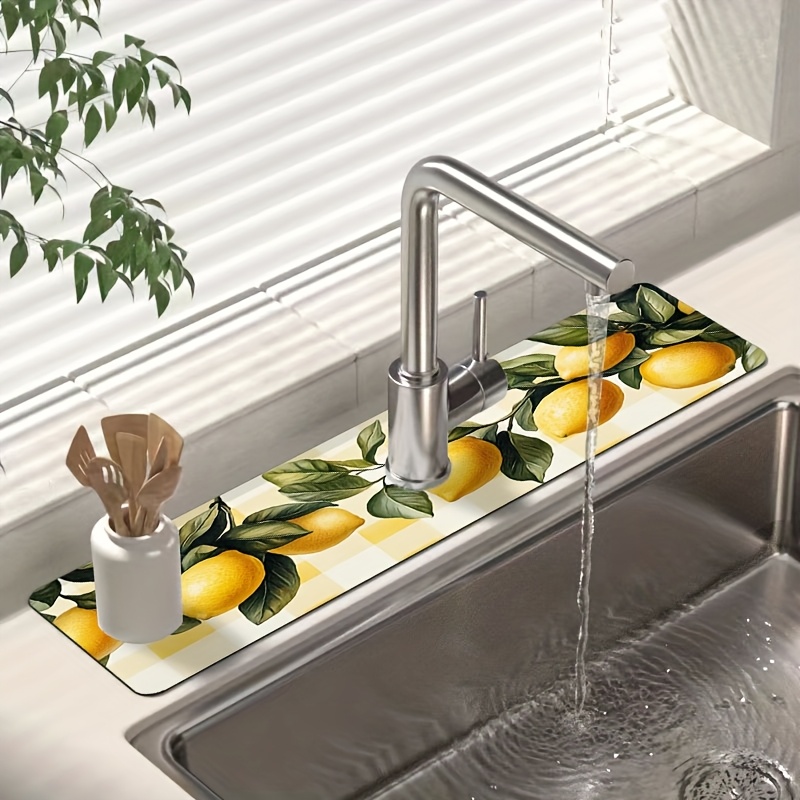 VIKAMA-alfombrilla de absorció - Home Bathroom Wash Basin reseña y precio