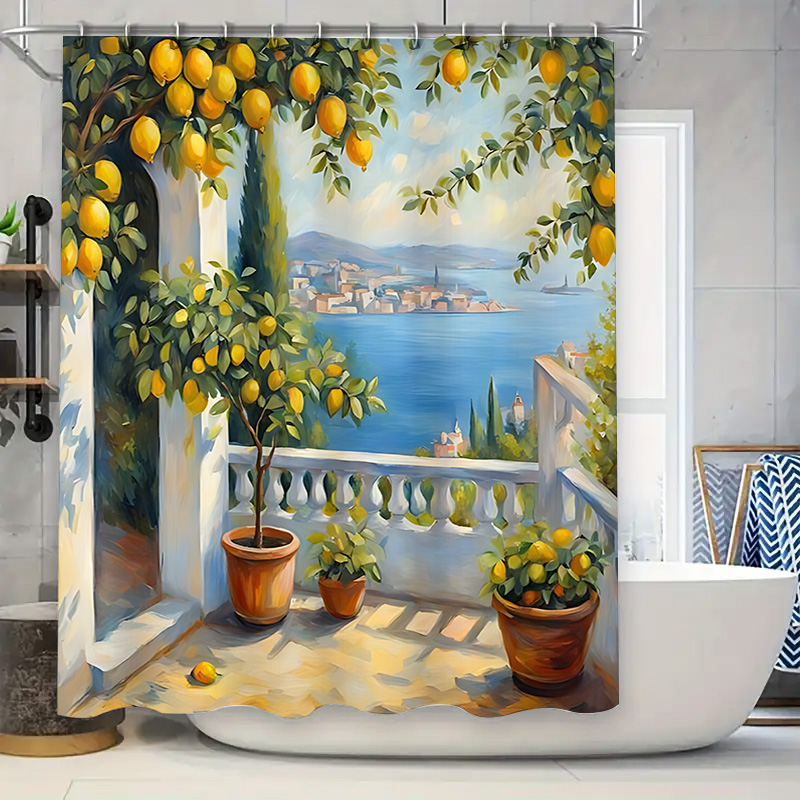 Cortina de Ducha con Diseño de - Home Bathroom Design Ideas reseña y precio