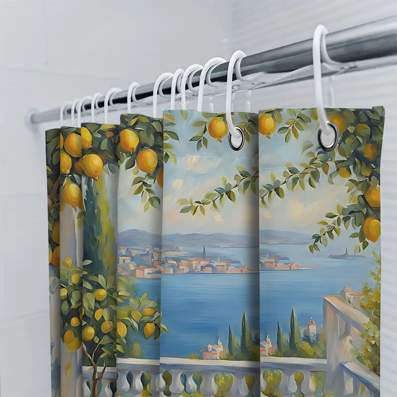 Cortina de Ducha con Diseño de - Home Bathroom Design Ideas reseña y precio