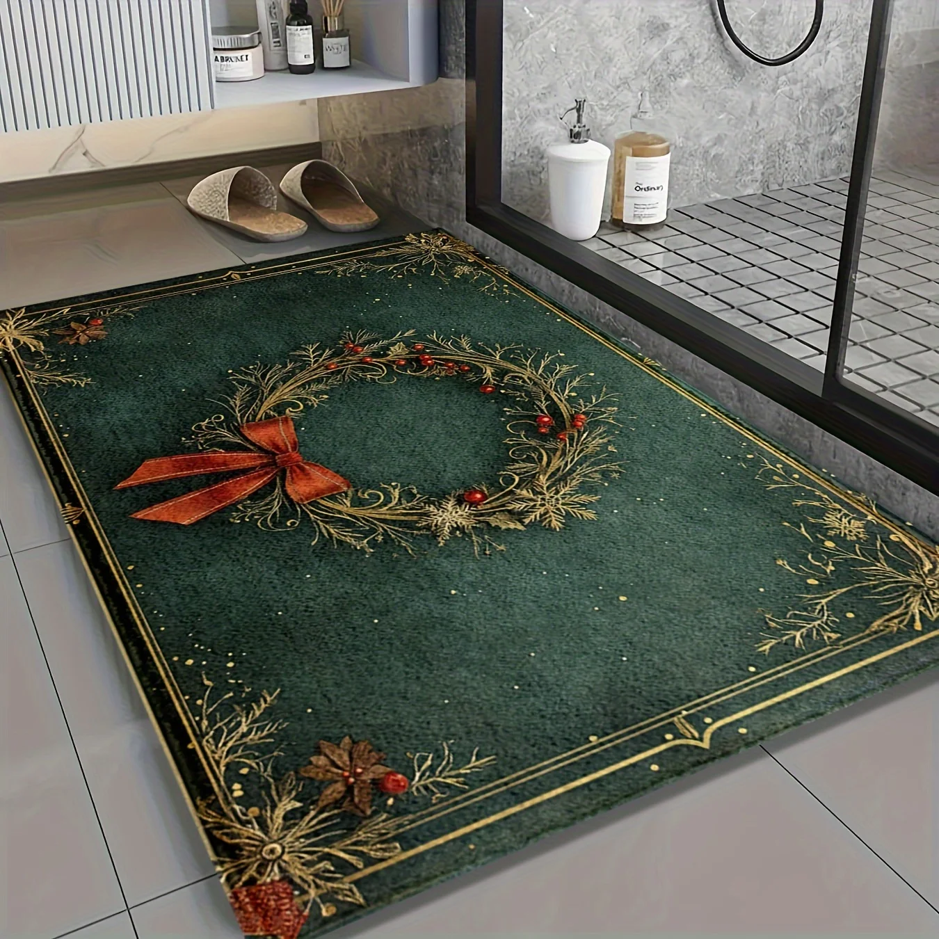 Alfombra de baño de franela co - Home Bathroom Design Ideas reseña y precio
