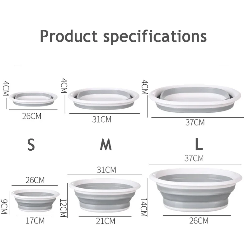 Lavabo Plegable de Plástico, T - Home Bathroom Wash Basin reseña y precio