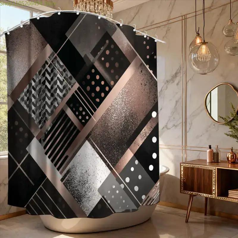 Cortina de Ducha Moderna con D - Home Bathroom Design Ideas reseña y precio