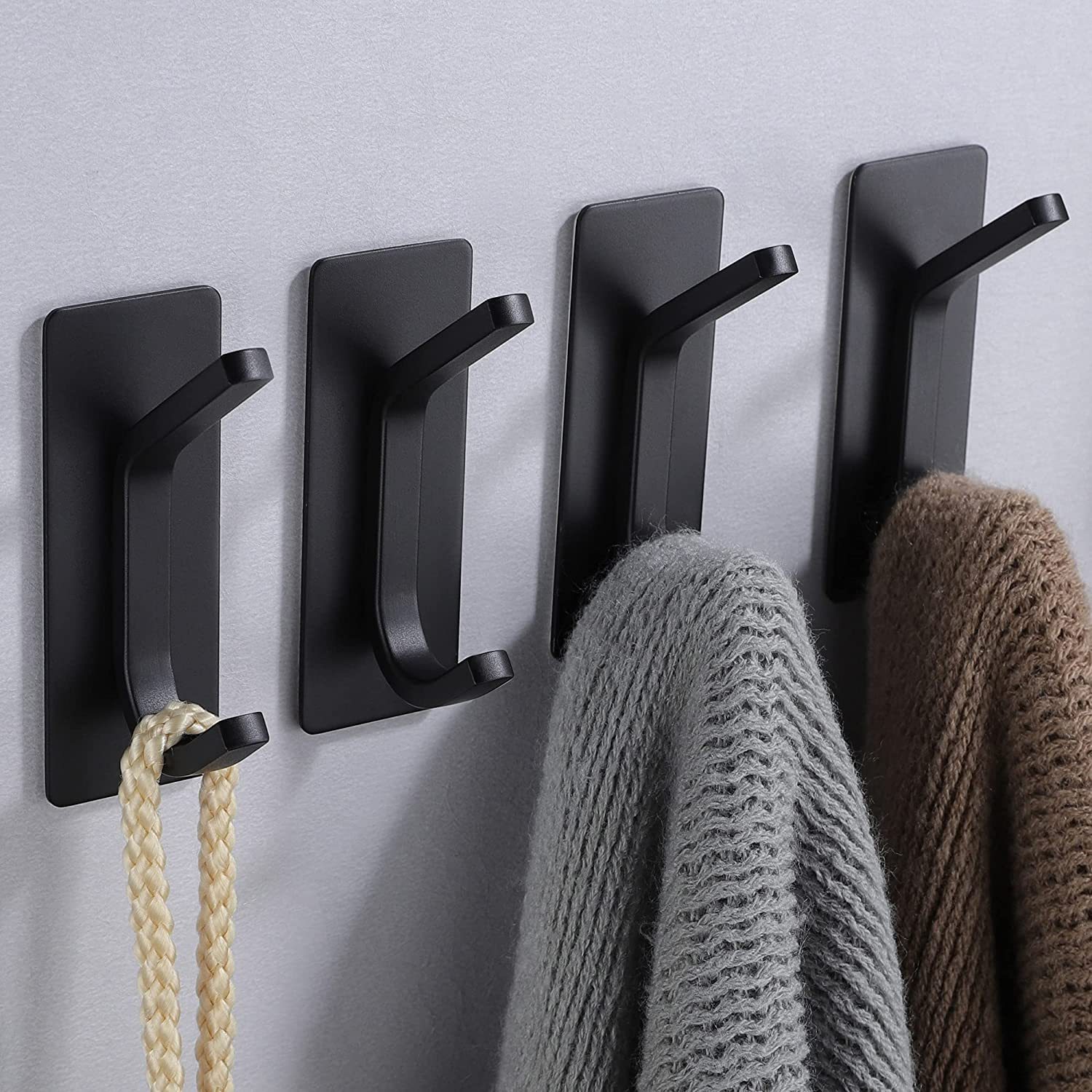 Ganchos de pared multiusos, ga - Robe Hook Adhesive reseña y precio