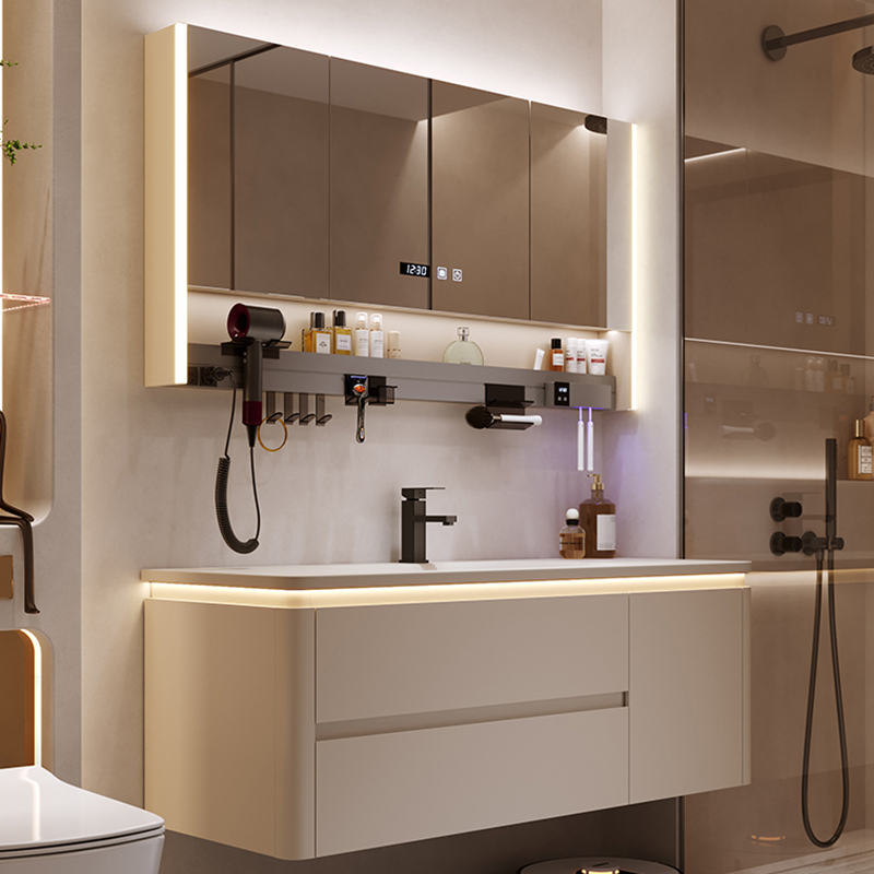Gabinetes de baño simples y mo - Home Bathroom Wash Basin reseña y precio