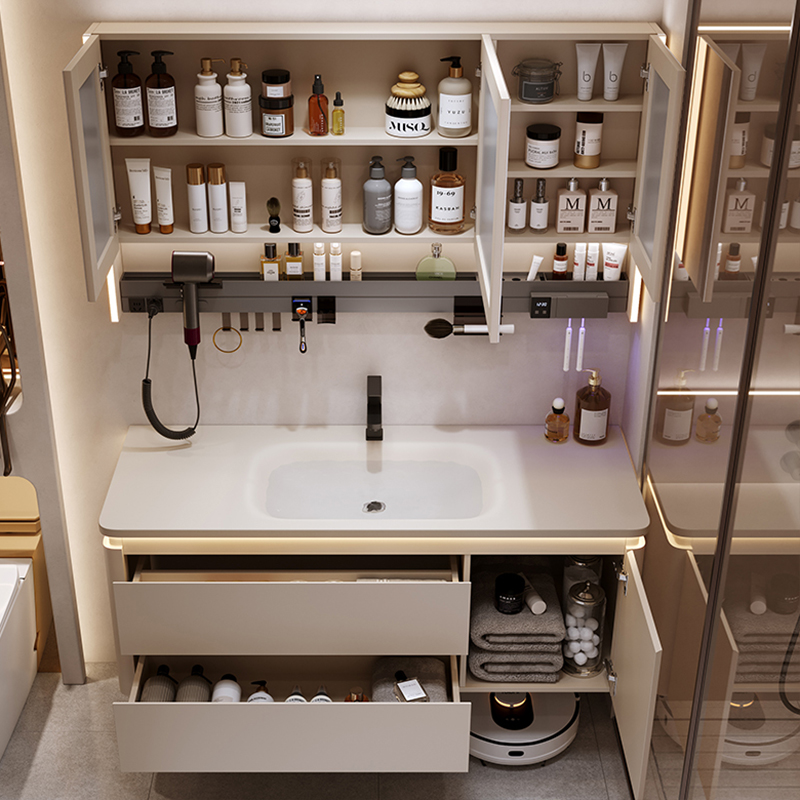 Gabinetes de baño simples y mo - Home Bathroom Wash Basin reseña y precio