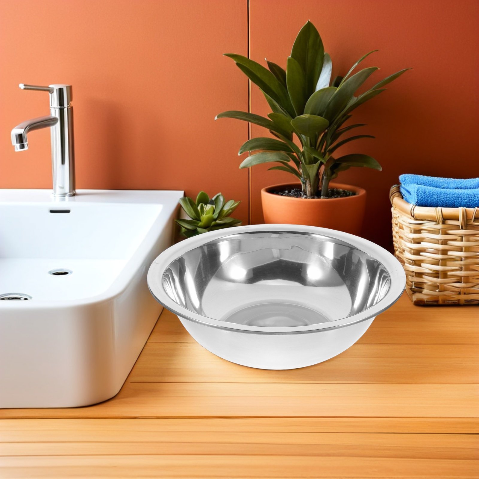 2 Piezas de Lavabo Multiusos d - Home Bathroom Wash Basin reseña y precio