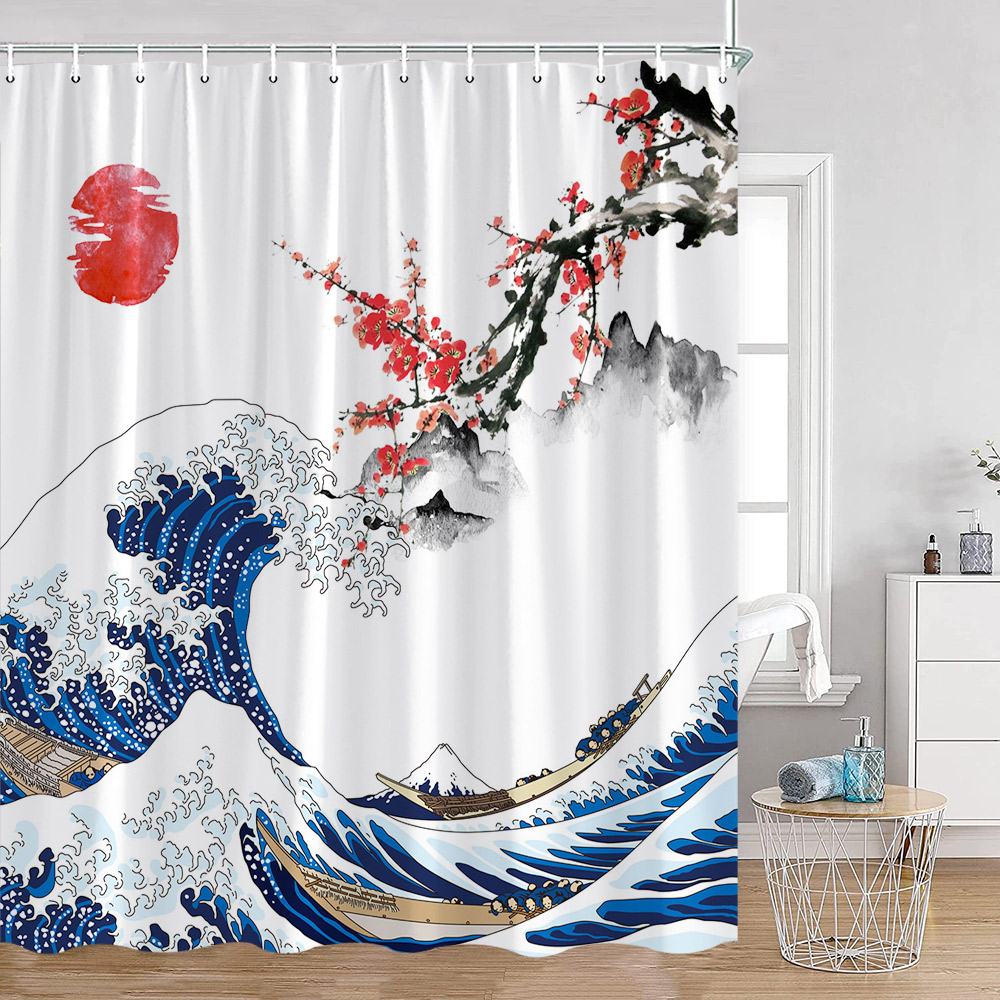 Cortinas de ducha de estilo ja - Japan Bathroom.Home reseña y precio