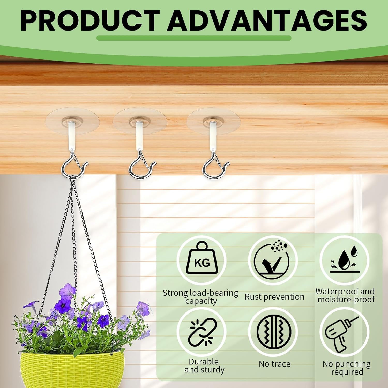 Ganchos de techo autoadhesivos - Robe Hook Adhesive reseña y precio