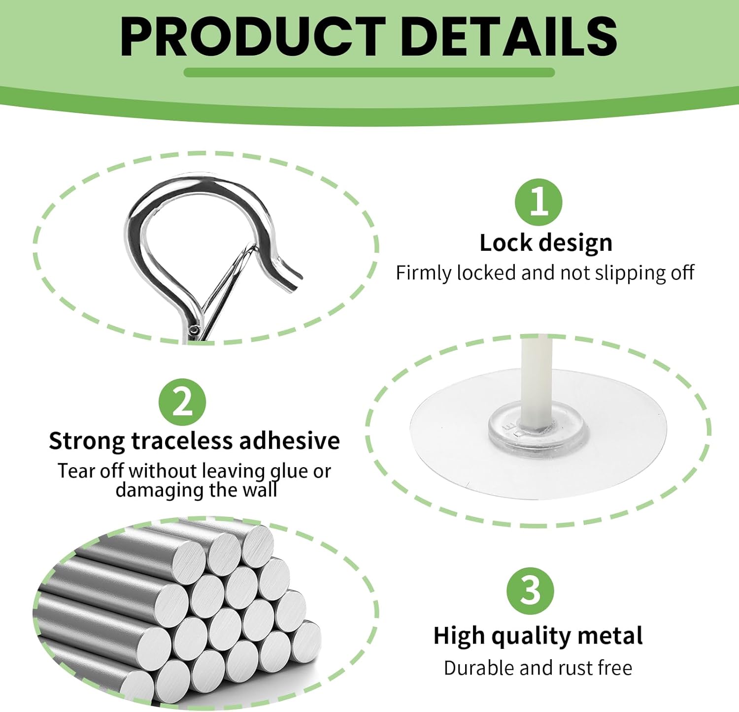Ganchos de techo autoadhesivos - Robe Hook Adhesive reseña y precio