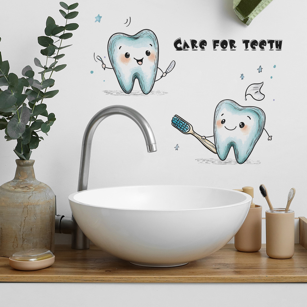 Pegatina de pared con diseño d - Home Bathroom Wash Basin reseña y precio