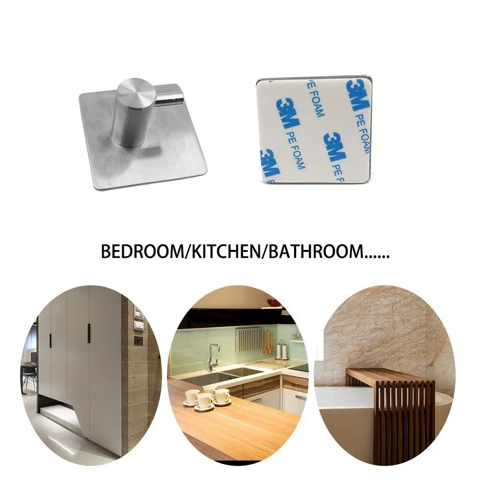 Ganchos Autoadhesivos de Acero - Robe Hook Adhesive reseña y precio