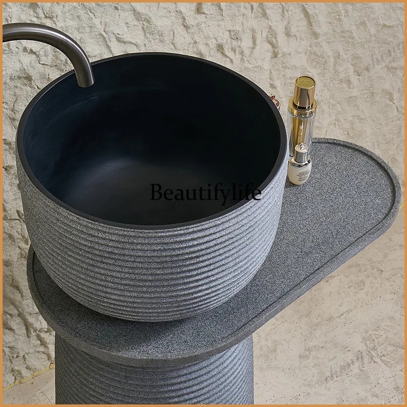 Lavabo de Columna Minimalista  - Home Bathroom Wash Basin reseña y precio