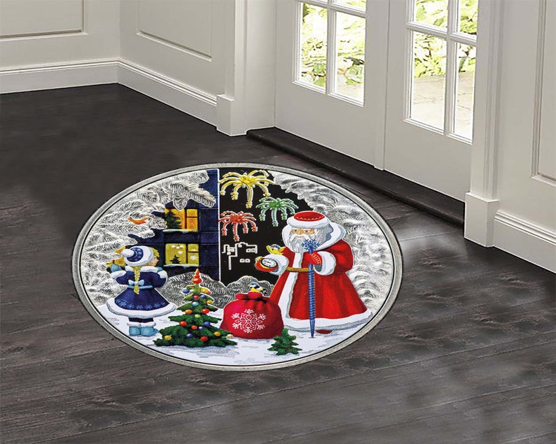 Alfombra redonda de árbol de N - Home Bathroom Design Ideas reseña y precio